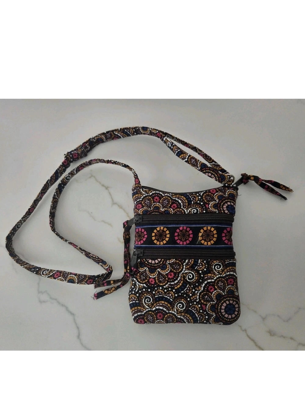 Stephanie Dawn Floral Quilted Crossbody Bag Made in USA Bloomcore Boho Hippie